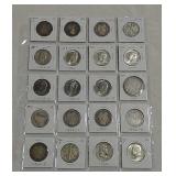 20 Half dollars 1809--1996