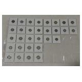 30 Mercury dimes 1916--1945