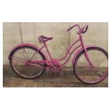 Beautiful colored ladies bicycle