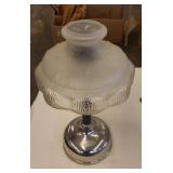 Coleman gas lamp with shade
