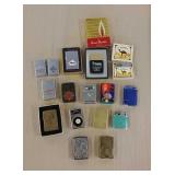 Zippo lighters, advertising lighters, & more