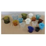 Glass top hats multi colors