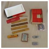 Advertising rulers, tape measures, and more