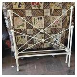 Cast iron bed frame