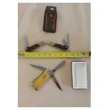 Husky and Rough Rider pocket knives