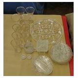 Glassware and platters