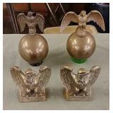 Eagle statuettes