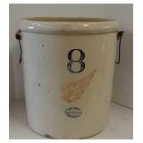 8 gallon Red Wing crock w/ wire handles