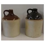2 stoneware jugs