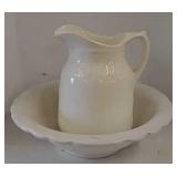 Water pitcher and basin
