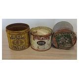 3 advertising cans
