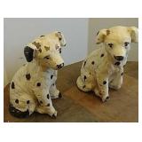 Dalmatian concrete figures