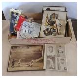 Sports memorabilia, manuals, and more