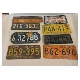 Wisconsin License plates & other