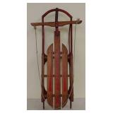 American wooden sled