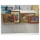 Framed artwork