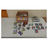 Baseball, basketball, football trading cards