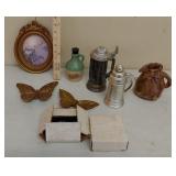 Framed picture, coasters, and more