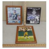 3 signed autographed pictures