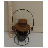 Adlake red lense lantern
