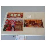 3 Mirage glass slot machine face plates