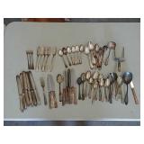 Silver plate silverware and others