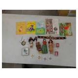 Books, dolls, costume jewelry, and more