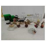 Bird statuettes, jars, and more