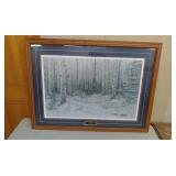 Framed print "watched"