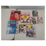 Trading card books, comic book, life, and more