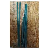 Fence posts & metal rods