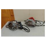 Skilsaw worm drive saw & Milwaukee circular saw