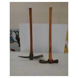 2 pick axes