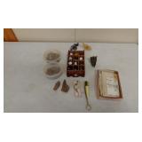 Thimbles, rocks, stamps, and more.