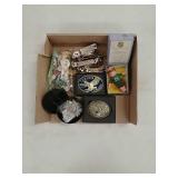 Costume jewelry, bottle openers, and more