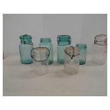 Blue Ball jars and others