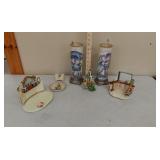 Hummel stages, candle holders, & more