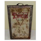 5 gallon Polarine Oil can