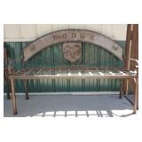 Metal Dodge bench