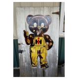 SSP IH sign on barn wood door