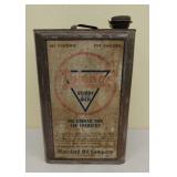 5 gallon Polarine Oil can