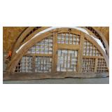 Architectural wooden window Arch w/ lattice work