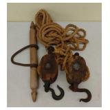 Union wooden pulley and other