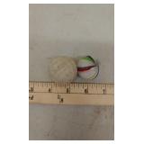 Large clay marble and other