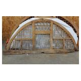 Architectural wooden window Arch w/ lattice work