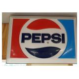 Light up Pepsi sign