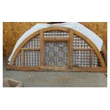 Architectural wooden window Arch w/ lattice work