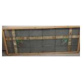 Large lead pained window