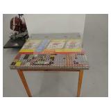 Beer advertising folk art table