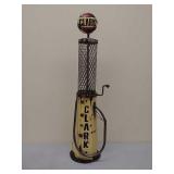 Tin replica Clark visible gas pump